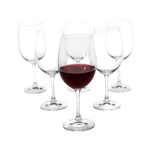 Jogo de Taças para Vinho 450ml 6 Peças - Cristal Bohemia