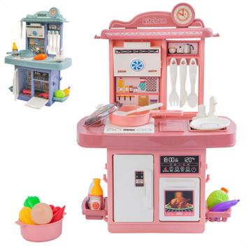 Kit Cozinha De Brinquedo Infantil Completa Solta Água E Som - ATENTU KIDS