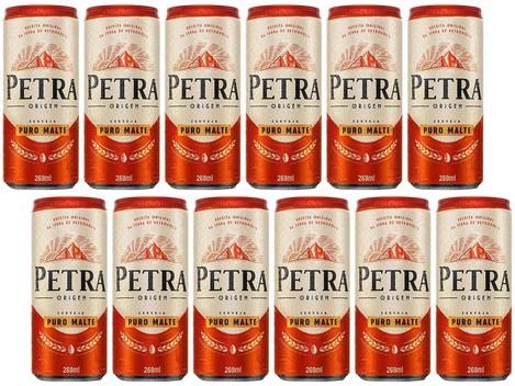 Cerveja Petra Puro Malte Puro Malte 12 Unidades Lata 269ml