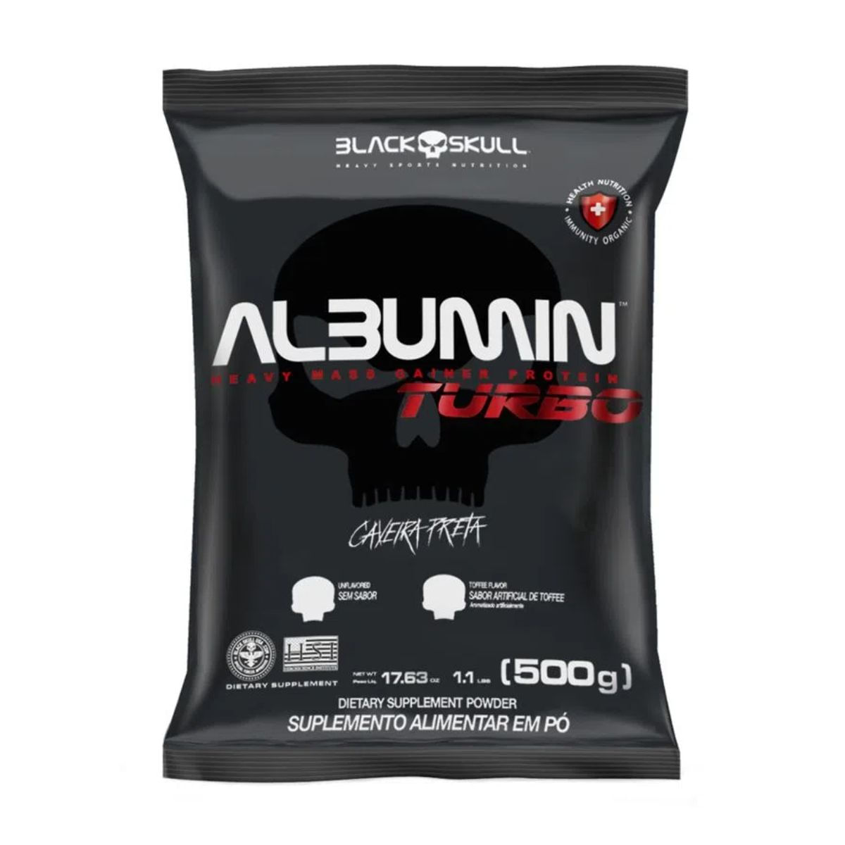 Albumina Blackskull Albumin Turbo Refil 500g