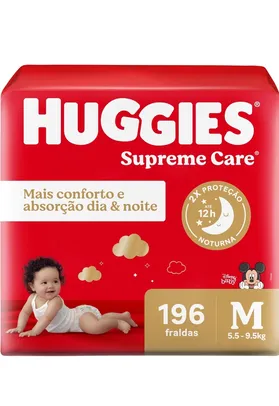 [Rec] Huggies Fralda Supreme Care M 196 Un2