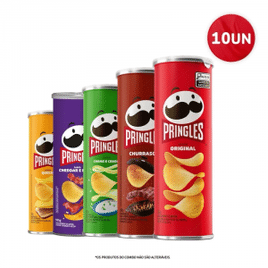 Combo Pringles Sabores Sortido 10 Unidades