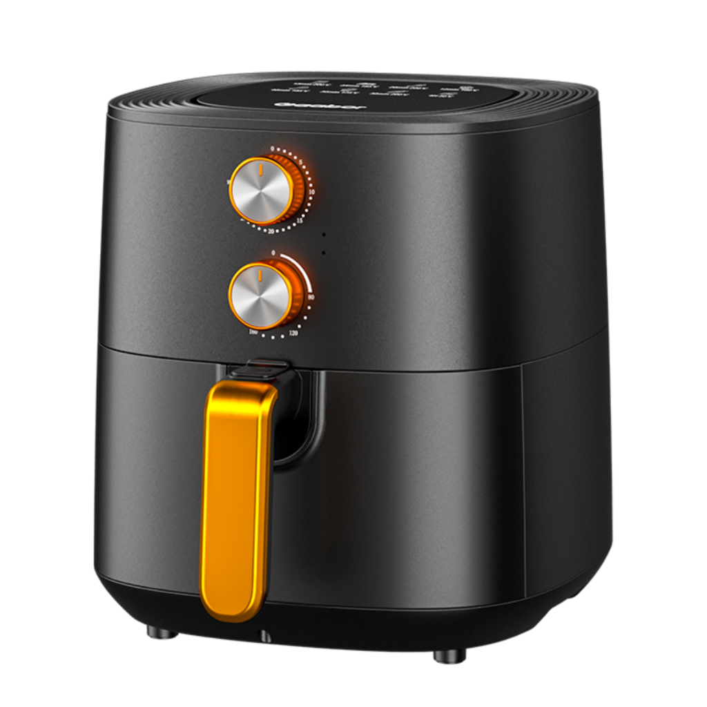 Fritadeira Elétrica Air Fryer Sem Óleo 6L Gaabor 127V / 220V Jumbo 1500W Antiaderente Grafite