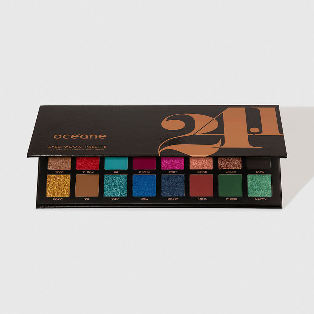 Paleta de Sombras 24.1 Cores - 24.1 Eyeshadow Palette 28g Océane