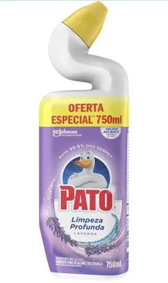 [R$8,69 +POR- / REC] Pato Limpador Sanitário Limpeza Profunda Gel Lavanda 750ml