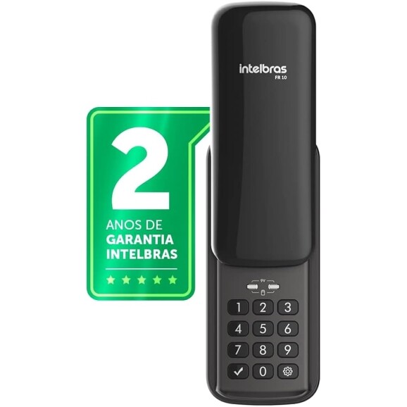 Fechadura Digital Para Uso Interno e Externo FR 10 Preto Intelbras