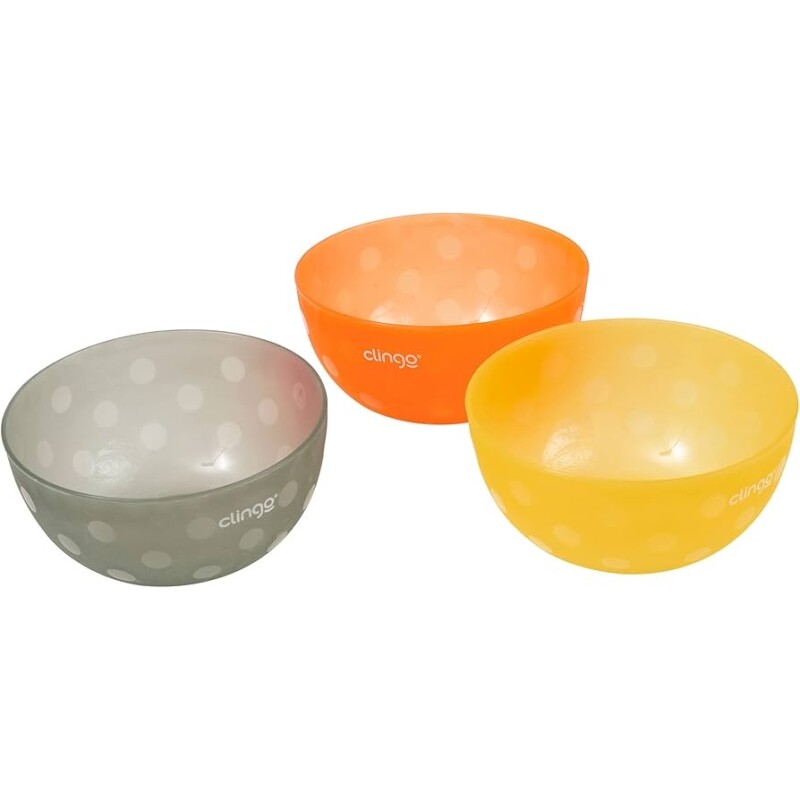 Kit 3 Unidades Bowls Colors Clingo