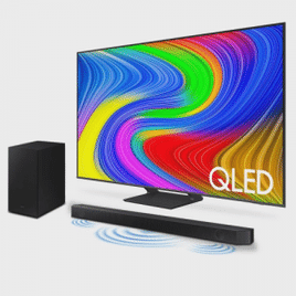 Smart TV Samsung 65'' qled 4K 65Q65D 2024 + Soundbar HW-Q600C