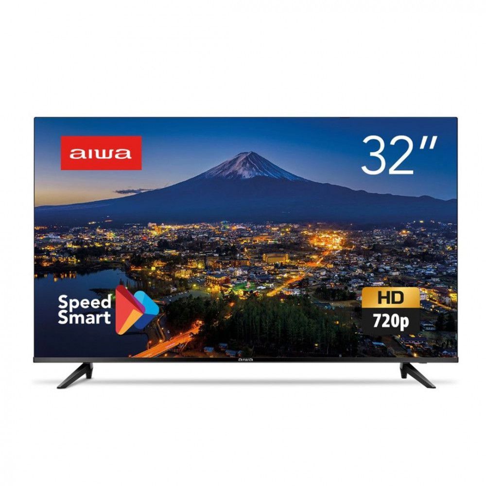 Smart Tv 32'' Hd Aiwa Android Hdr10 Bvolt - AWS-TV-32-BL-01