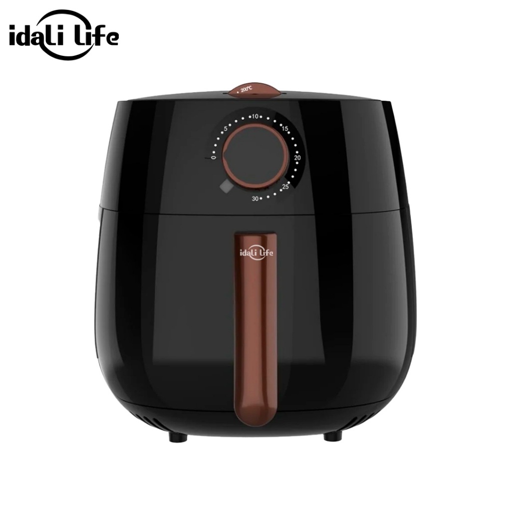 Air Fryer Fritadeira Elétrica 4L Sem Óleo 1400w Cozimento Inteligente Com Temporizador Idali Life