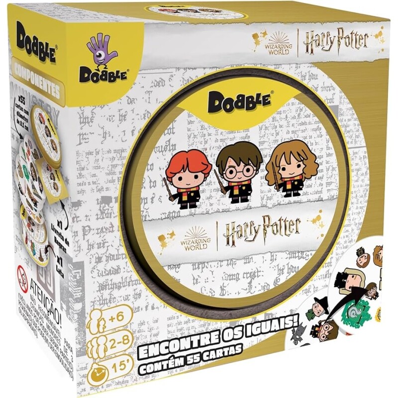 Jogo de Cartas Galápagos Dobble: Harry Potter