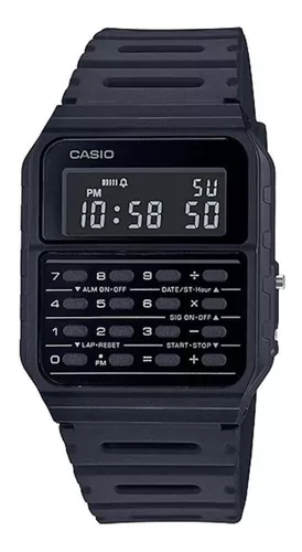 Relógio Casio Unissex Calculadora Data Bank - Ca-53wf-1bdf