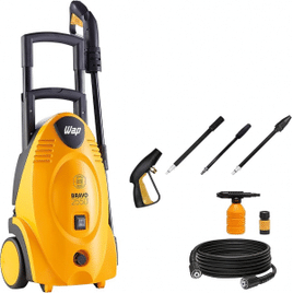 Lavadora de Alta Pressão WAP BRAVO 2550 Motor de Indução 1700W 1800 PSI/Libras 360L/h Bico Turbo 127V