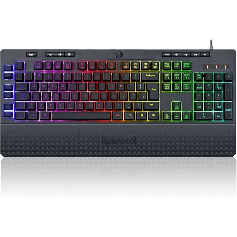 Teclado Gamer Redragon Shiva RGB ABNT2 - K512RGB