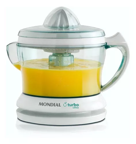 Espremedor De Frutas Turbo Citrus E-01 Mondial 110v Cor Branco Frequência 60