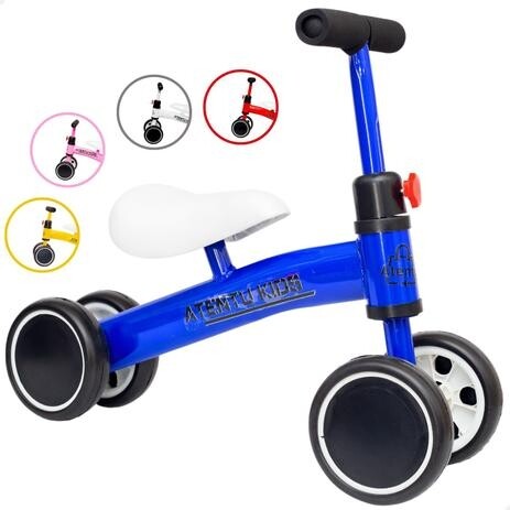 Bicicleta Infantil De Equilíbrio Sem Pedal 4 Rodas