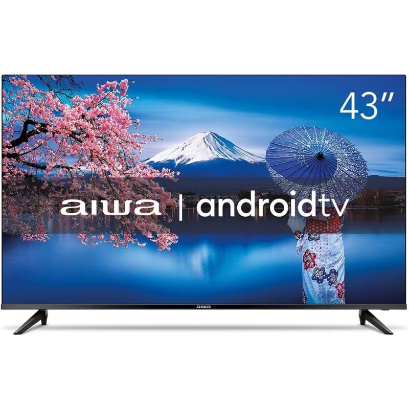 Smart TV Aiwa 43 Android Full HD Borda Ultrafina HDR10 Dolby Áudio - AWS-TV-43-BL-02-A