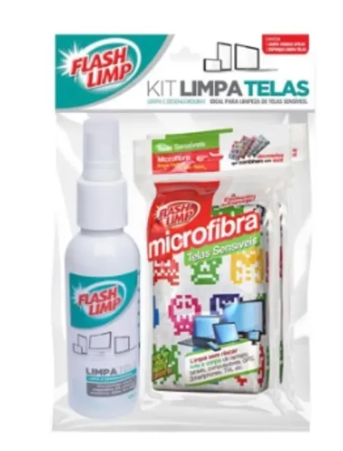 Kit Limpa Telas Estampas Sortidas KIT0528 Flash Limp