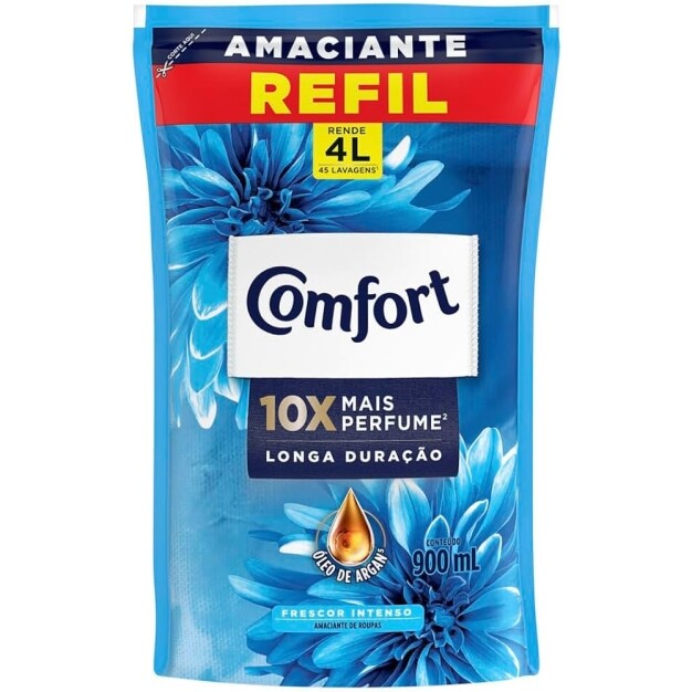 Amaciante Comfort Concentrado Frescor Intenso 900 ml