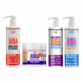 Kit Widi Care Juba - Creme de Pentear + Máscara + Geléia + Shampoo