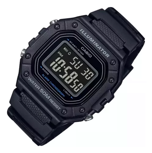 Relogio Casio Masculinoo Standar - W-218h-1bvdf