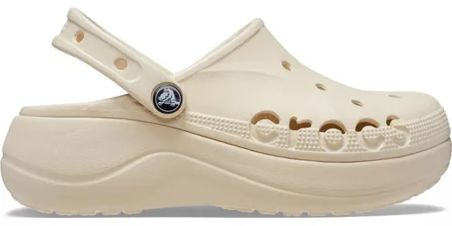 Sandália Crocs Baya Plataform Clog Winter White