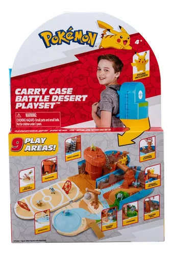 Mochila Playset de Batalha no Deserto Pokemon 3281 - Sunny Brinquedos