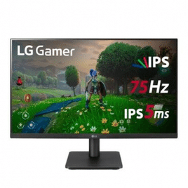 Monitor Gamer LG 23.8" 75Hz Full HD IPS HDMI VESA FreeSync Sem Bordas Preto - 24MP400-B