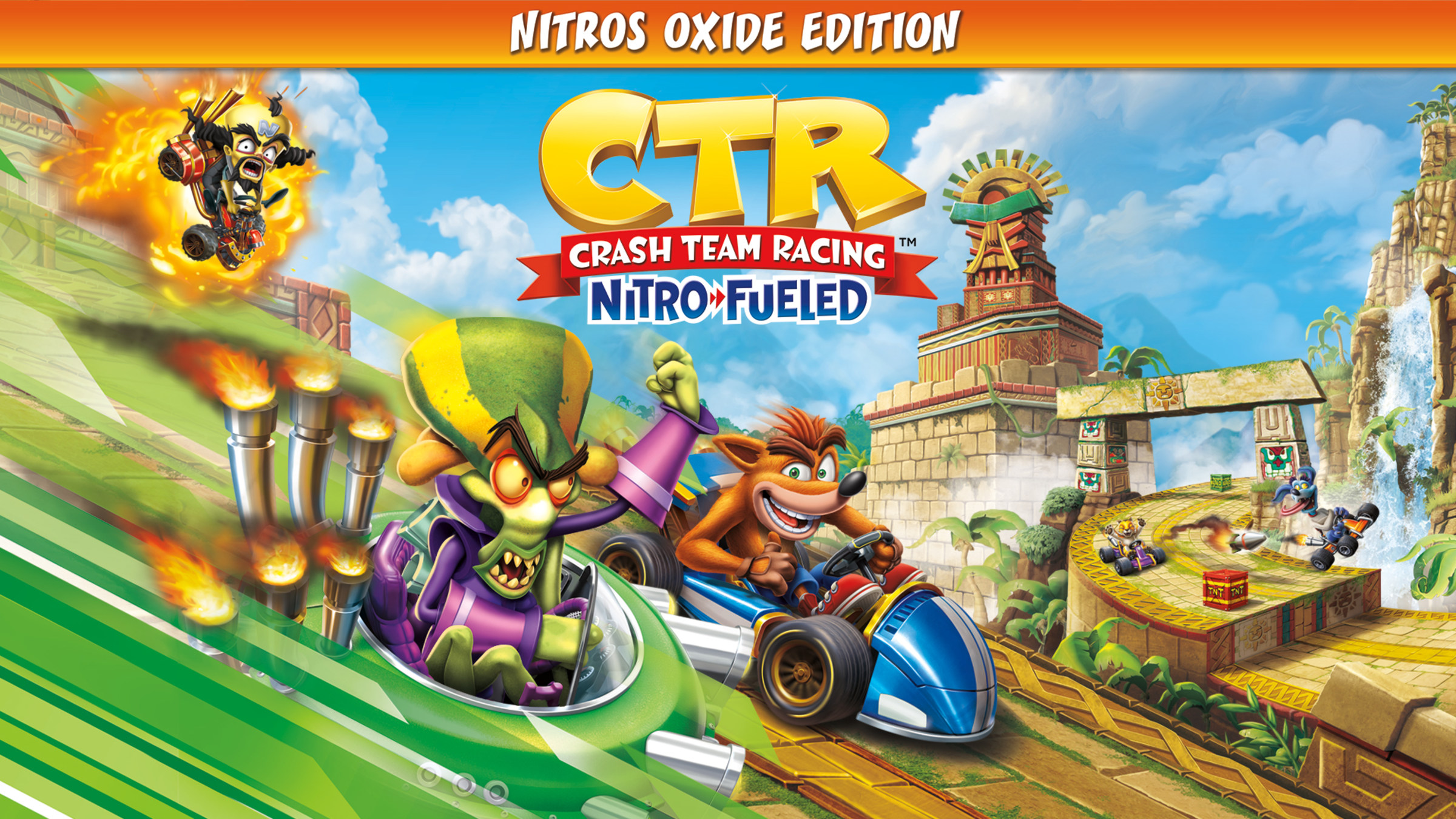 Jogo Crash Team Racing Nitro-Fueled: Nitros Oxide Edition - PS4