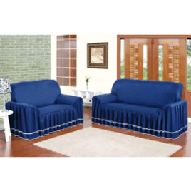 Capa de Sofa 2 e 3 Lugares Super Luxo Dalia de Tecido Microfibra – Geare Enxovais