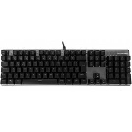 Teclado Mecânico Gamer Motospeed CK104 Preto RGB Brown Switch BR