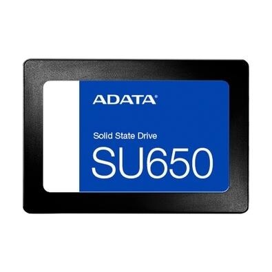 SSD Adata SU650 512GB Sata III Leitura 520MBs e Gravação 450MBs ASU650SS-512GT-R