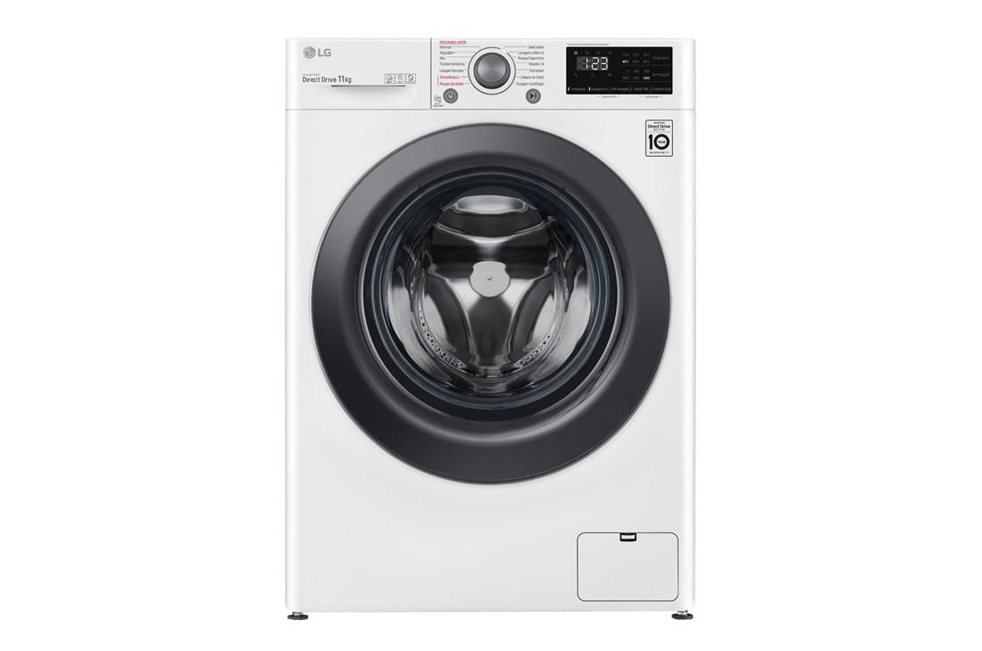 Lavadora Smart LG VC5 com Inteligência Artificial AIDD 11kg - FV3011WG4