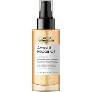 L'Oréal Professionnel Óleo 10 em 1 Absolut Repair Multi-benefícios para cabelos secos e danificados Repara e Promove