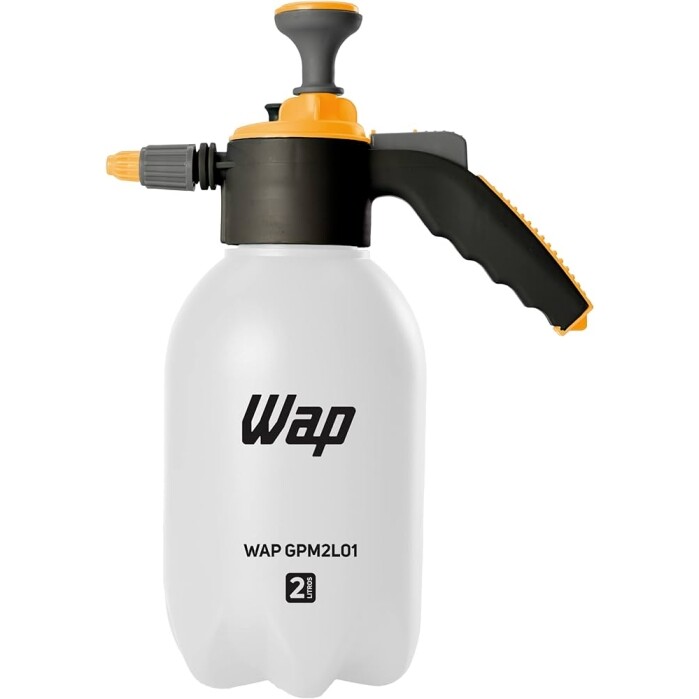 WAP Pulverizador Manual 2 Litros GPM2L01 Borrifador Compressão Prévia Jato Regulável Trava Para Pulverização Contí