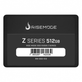 SSD Rise Mode Gamer Z Series 512GB Sata Leitura: 535MB/s e Gravação: 435MB/s - RM-SSD-512