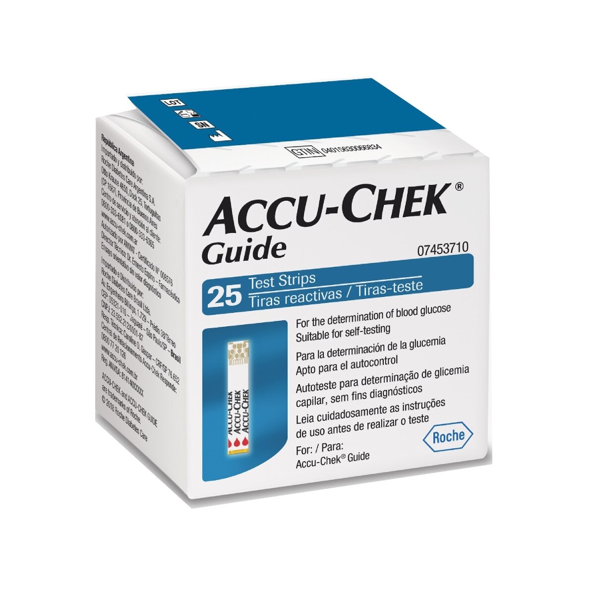 Tiras Accu-Chek Guide 25 Unidades