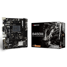 Placa Mae Biostar B450MHP DDR4 Socket AM4 M-ATX Chipset AMD B450