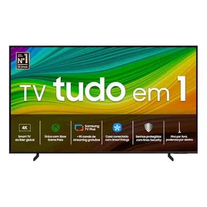 Samsung Smart TV 55 QLED 4K 55Q60D - Tecnologia de Pontos Quânticos, Design AirSlim