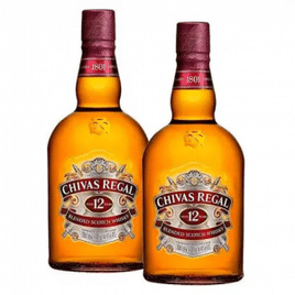 Whisky Chivas Regal 12 Anos - 750ml - 2 unidades