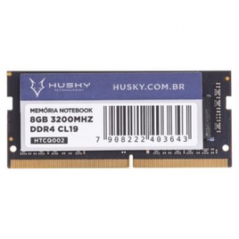 Memória RAM Husky Technologies 8GB 3200MHz DDR4 CL19 Para Notebook - HTCQ002