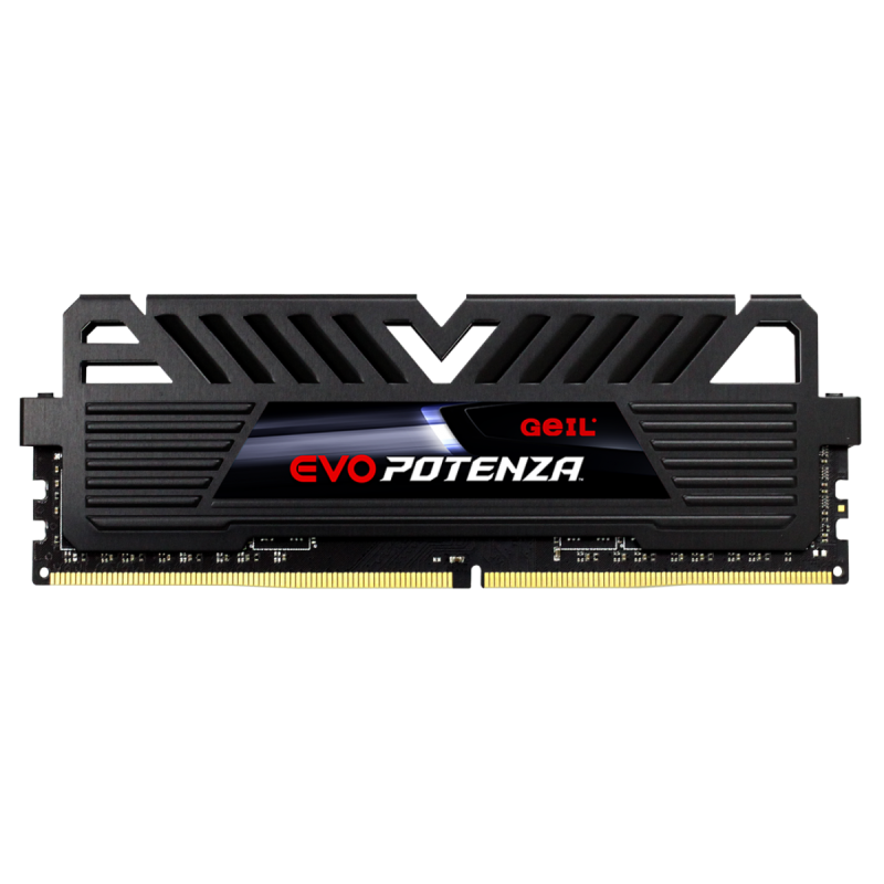 Memória DDR4 Geil Evo Potenza 8GB 3200MHz Black GAPB48GB3200C16BSC