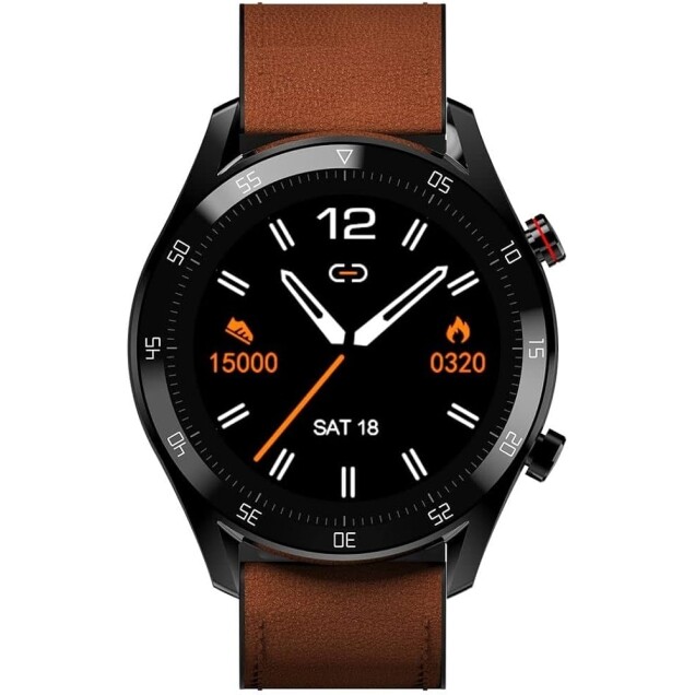 Smartwatch Philco Hit Wear PSW02PM Bluetooth Monitoramento Cardíaco Pressão Arterial e Oximetro Marrom 58355003