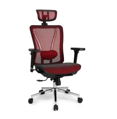 [Prime Ninja] Cadeira DT3 Office Moira, Até 150kg, Apoio de Cabeça e Braço 3D, Cilindro Classe 4, Red - 11216-2