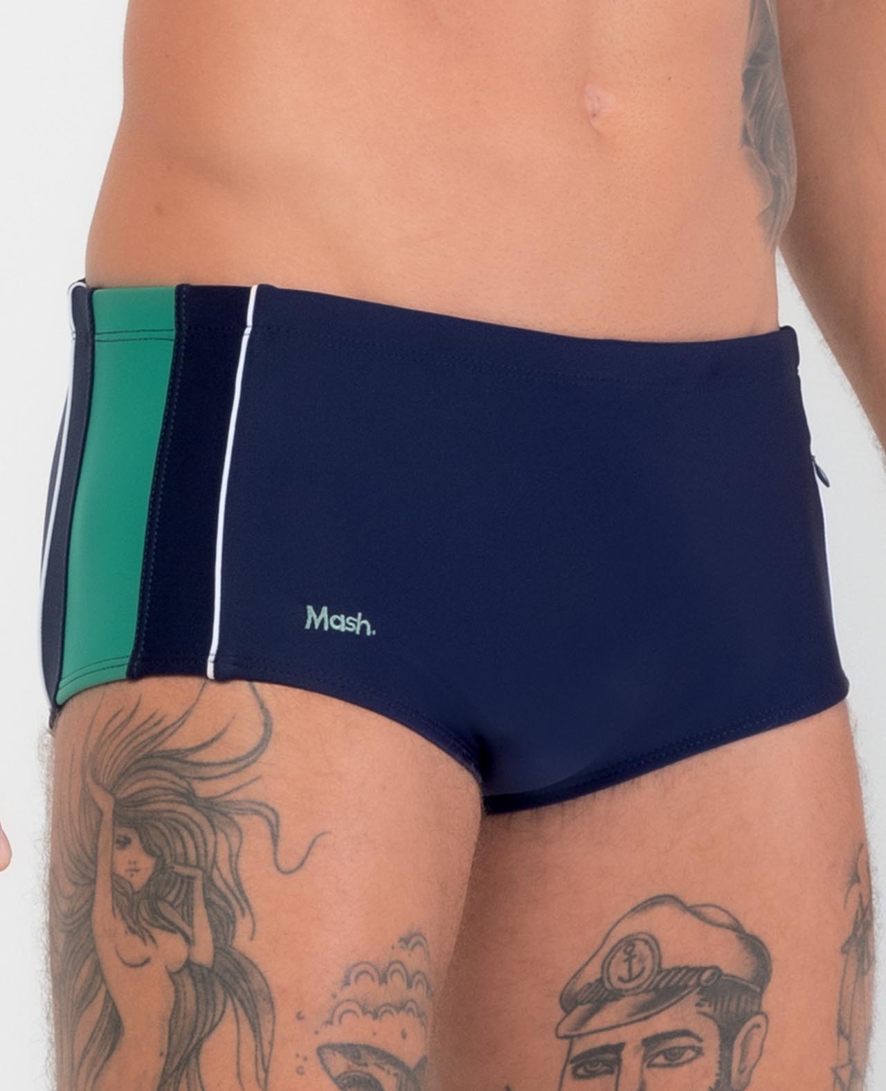 Sungão Liso com Recortes e Bolso - Mash Tam P