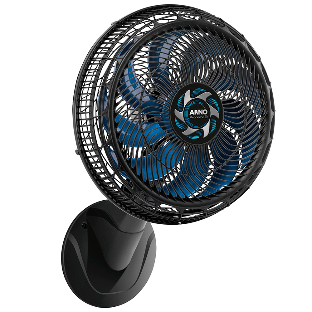 Ventilador De Parede Arno X-Treme 40cm 3 Velocidades 160W Ve9p - Preto - 110 Volts