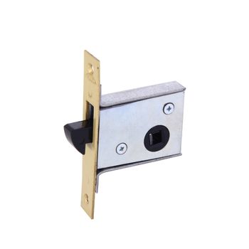 Fechadura Externa Bico de Papagaio 6868 Latão Polido Máquina 29mm Arouca