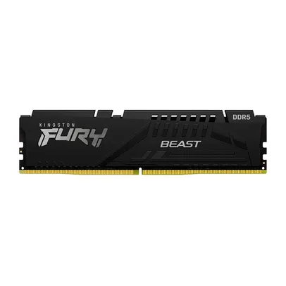 Memória Kingston Fury Beast XMP, 8GB, 6000MT/s, DDR5, CL30, DIMM, Preto - KF560C30BB-8