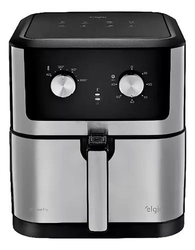 Airfryer Chrome Fry Inox Elgin 8 Litros