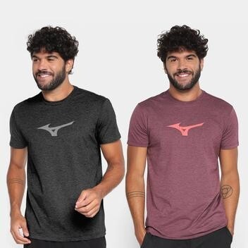 Kit Camiseta Mizuno Lifestyle Masculina - 2 Peças